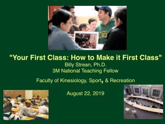 Your success during the school  year will be determined by what  you do on the first days of