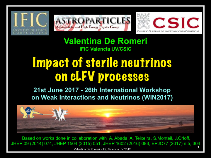 impact of sterile neutrinos on clfv processes