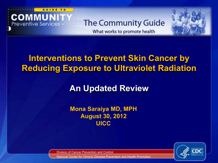 interventions to prevent skin cancer by reducing exposure