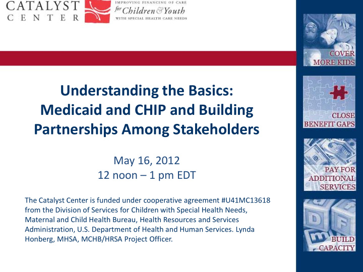 understanding the basics medicaid and chip and building