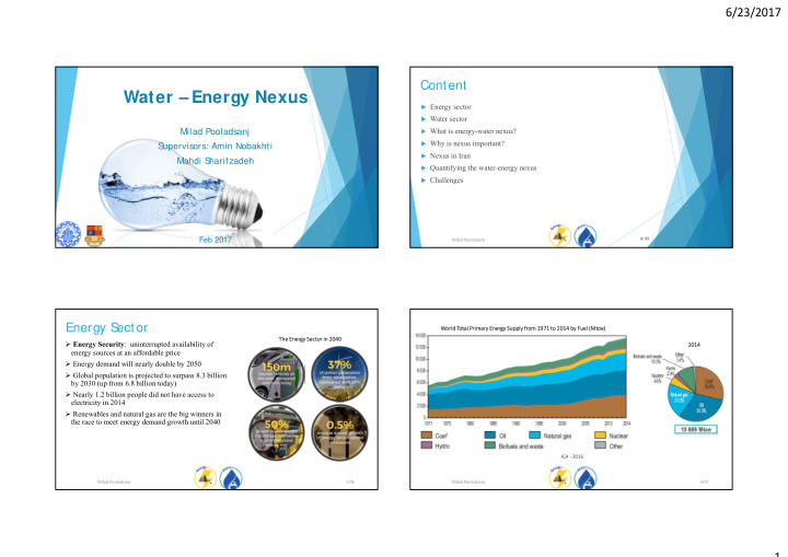 water energy nexus