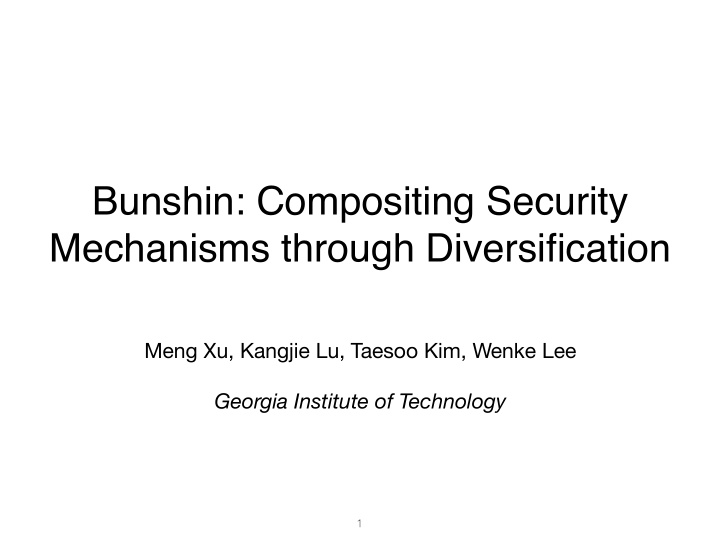 bunshin compositing security mechanisms through