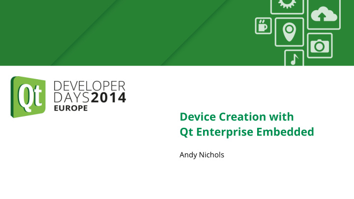 device creation with qt enterprise embedded