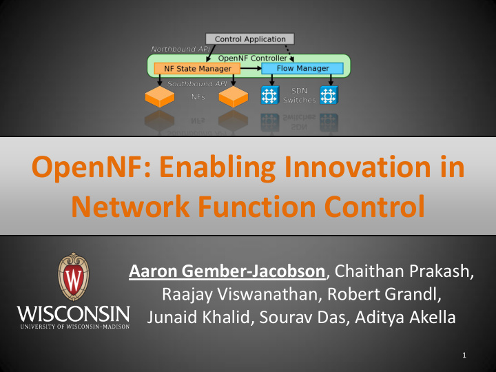 opennf enabling innovation in network function control