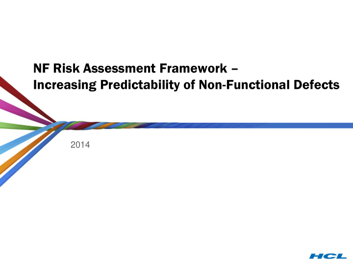 nf risk assessment framework
