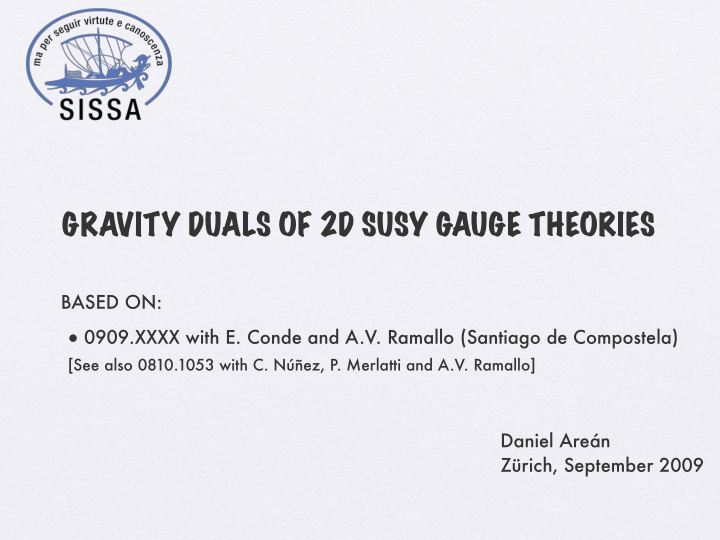 gravity duals of 2d susy gauge theories
