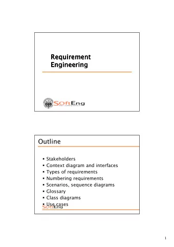 Requirement  Requirement  Requirement  Requirement  Engineering  Engineering  Engineering