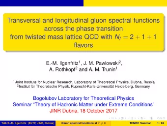 Transversal and longitudinal gluon spectral functions  across the phase transition from twisted