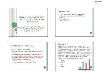 8/5/2019 Q UESTION #2: Y OUR PATIENT IS CAPABLE P RETEST PROBABILITY OF CORONARY HEART  DISEASE IN