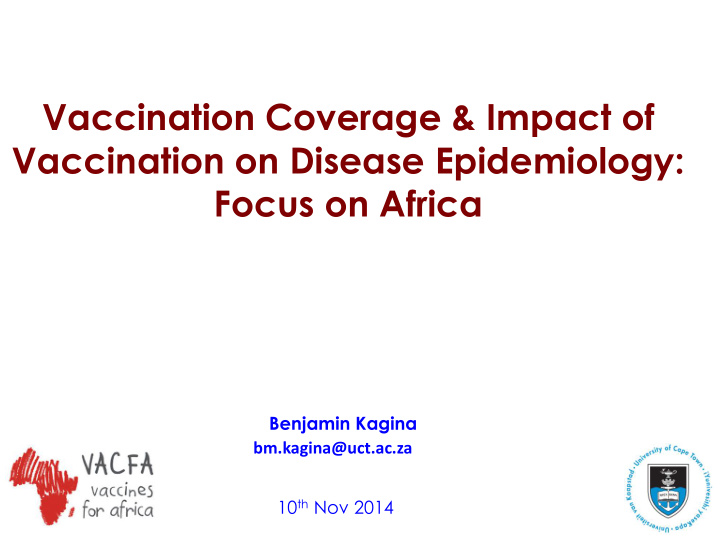 vaccination coverage impact of