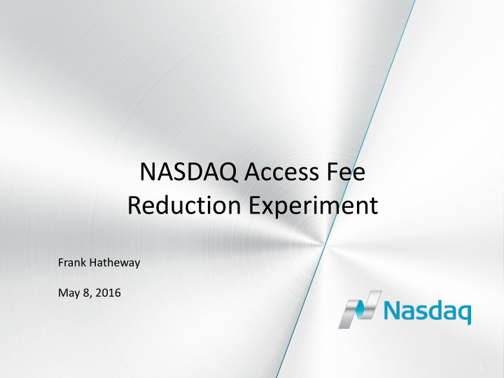 nasdaq access fee