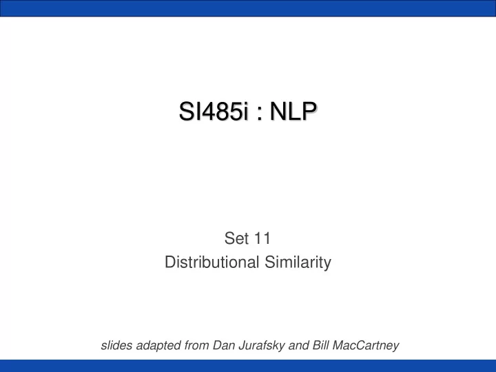 si485i nlp