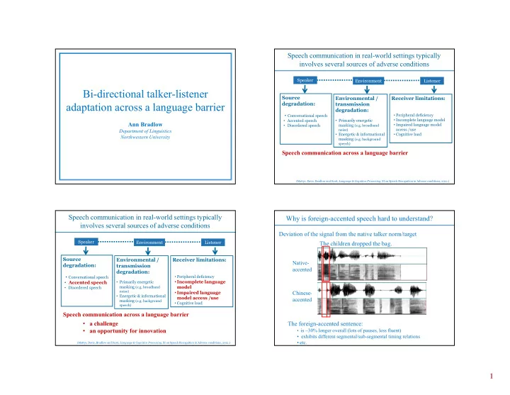 bi directional talker listener