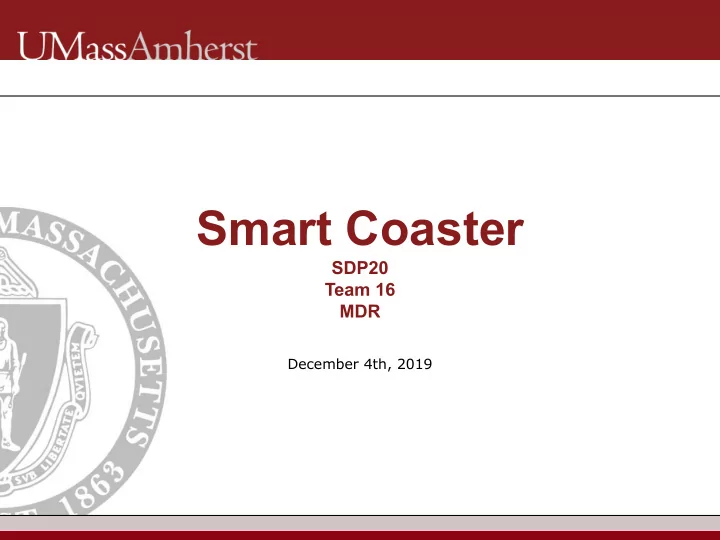 smart coaster