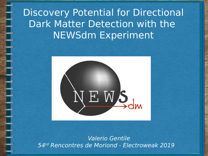 discovery potential for directional dark matter detection