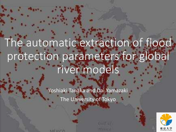 the automatic extraction of flood