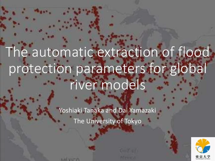 the automatic extraction of flood