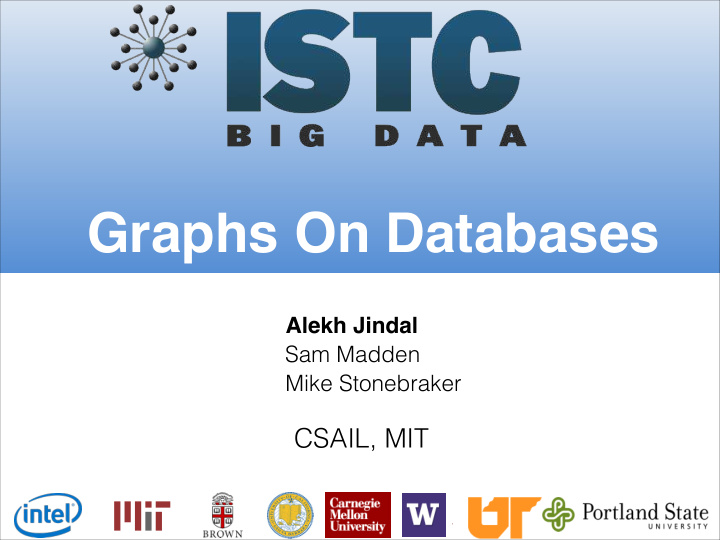 graphs on databases