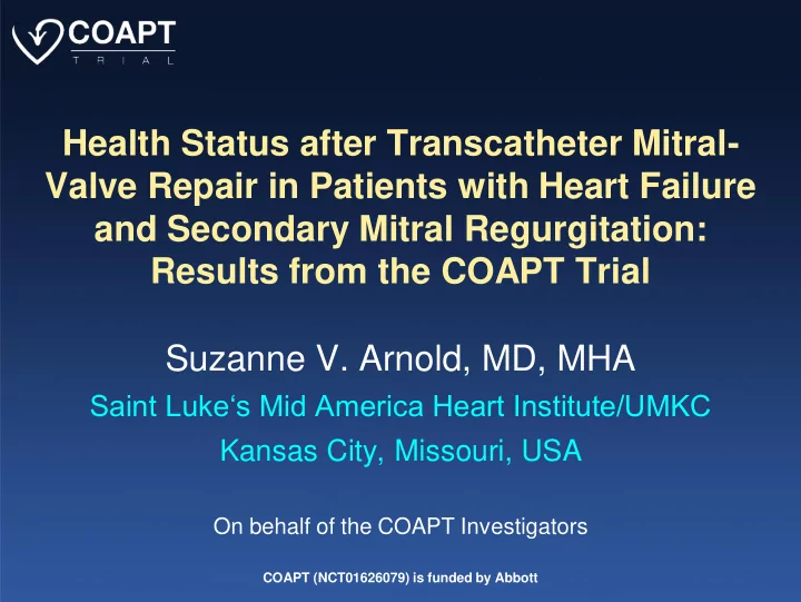 valve repair in patients with heart failure and secondary