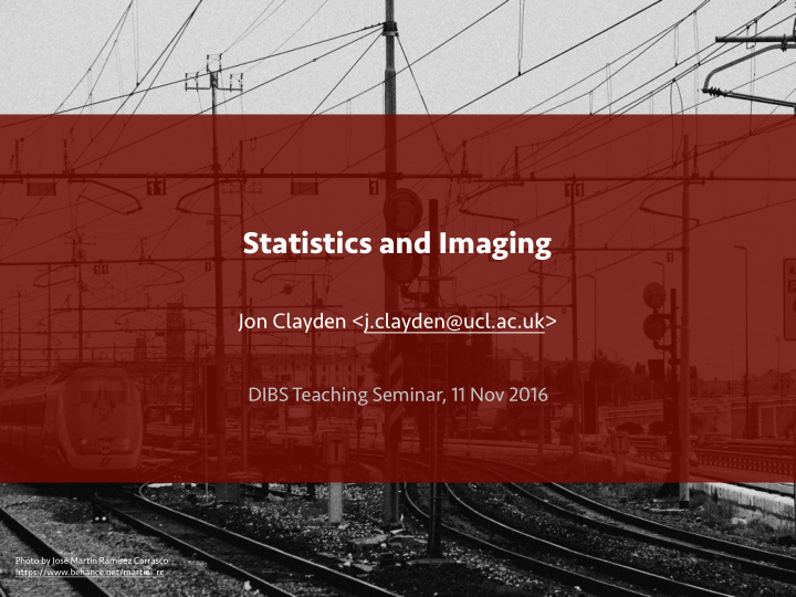 statistics and imaging