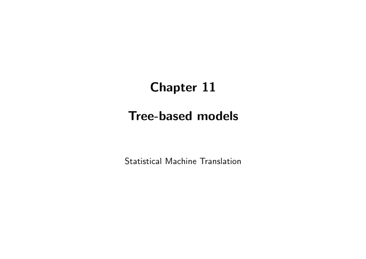 chapter 11 tree based models