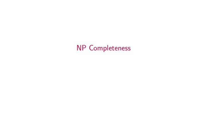 np completeness np completeness was introduced by stephen