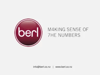 info@berl.co.nz   |   www.berl.co.nz Ngti Porou Hauora  November 2015  slide 1 Ngti Porou