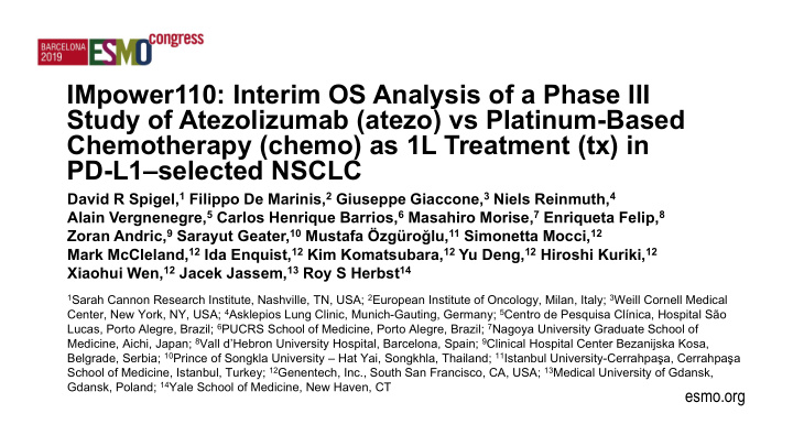 impower110 interim os analysis of a phase iii study of