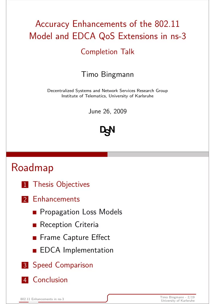 roadmap