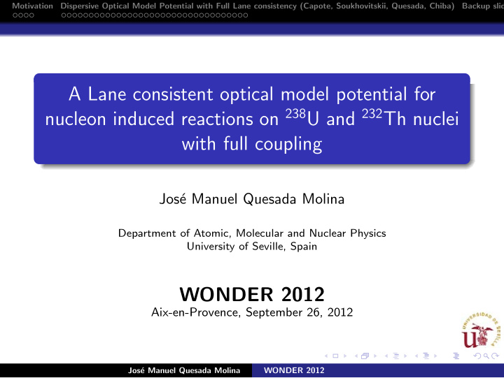 a lane consistent optical model potential for nucleon