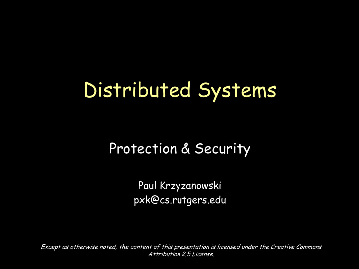 distributed systems