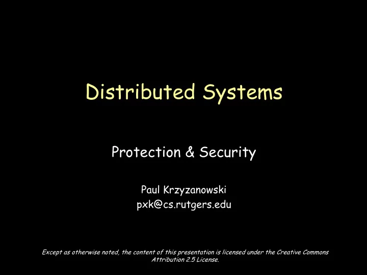 distributed systems