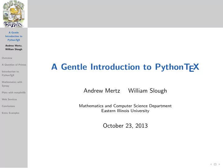 a gentle introduction to pythont ex