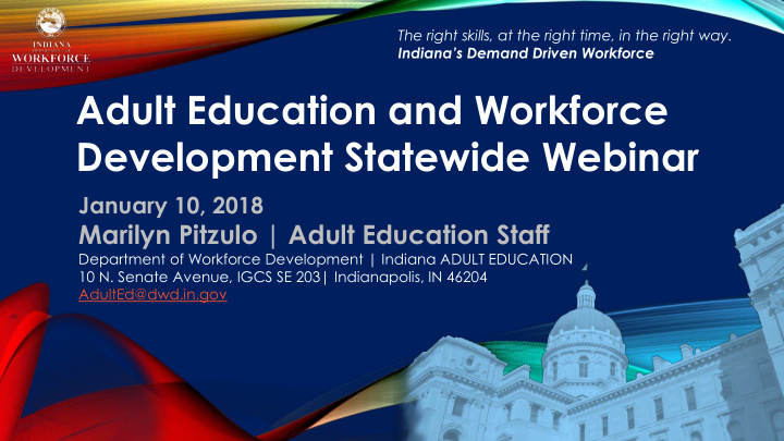 adult education and workforce