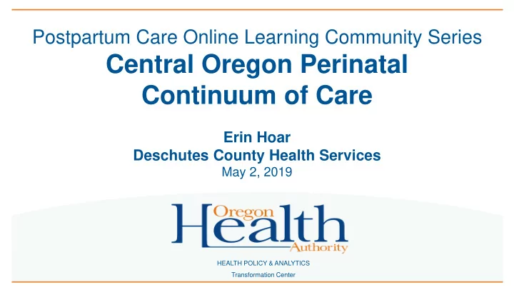continuum of care