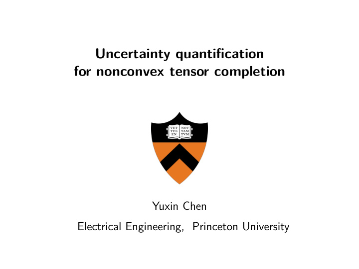 uncertainty quantification for nonconvex tensor completion