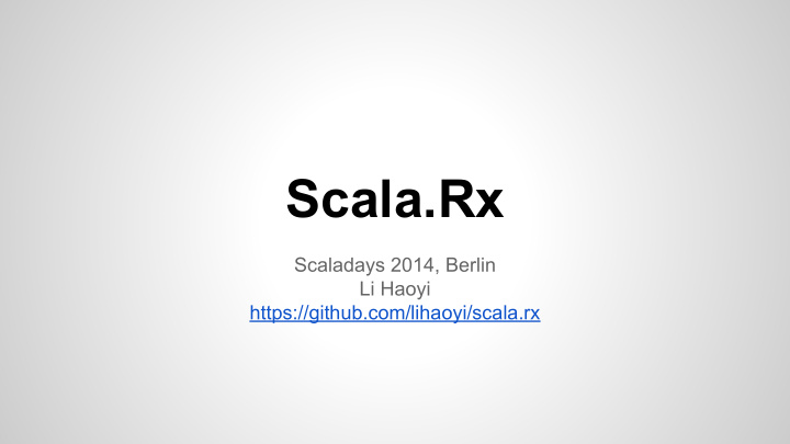 scala rx