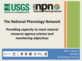 Ecologist  US Geological Survey  Outline  IM&amp;A in the USFS context  The National