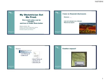 My Obstetrician Got  However Me Fired :  How work notes can be  I am not a lawyer nor a Human