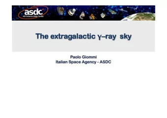 tic  r  The  he e  extr  xtragala  lactic  ray  sk  y  sky  Thr  hree a  appr  pproa  oache