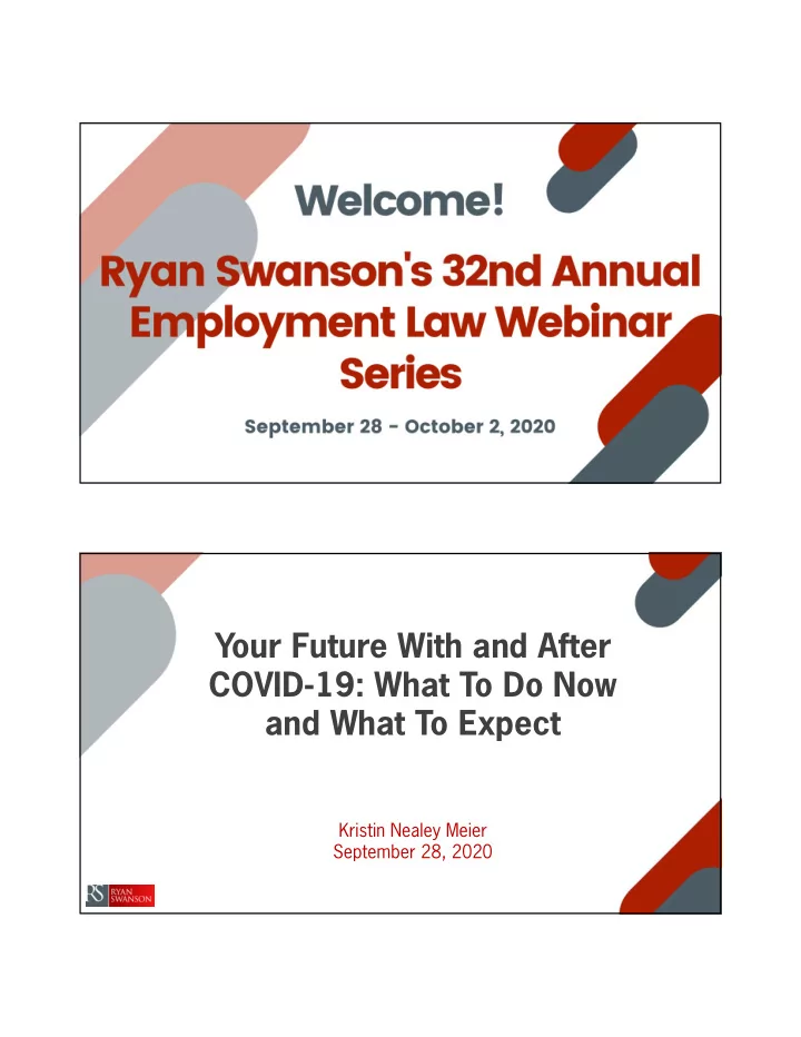your future with and after covid 19 what to do now and