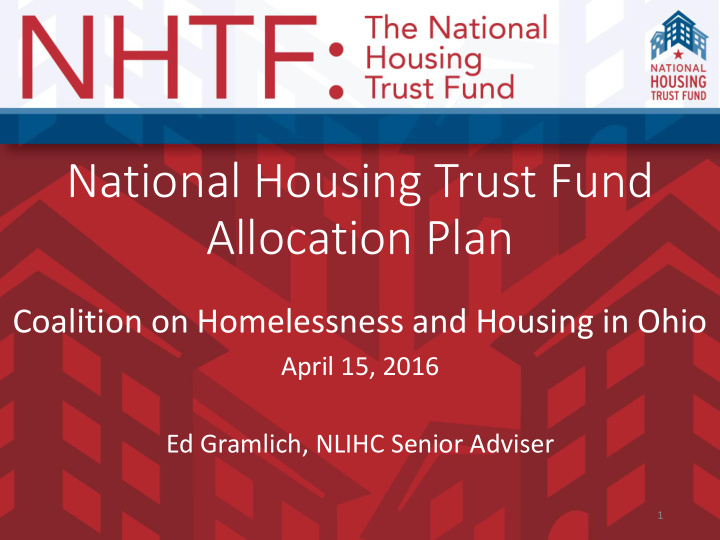 national housing trust fund