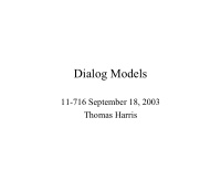 dialog models