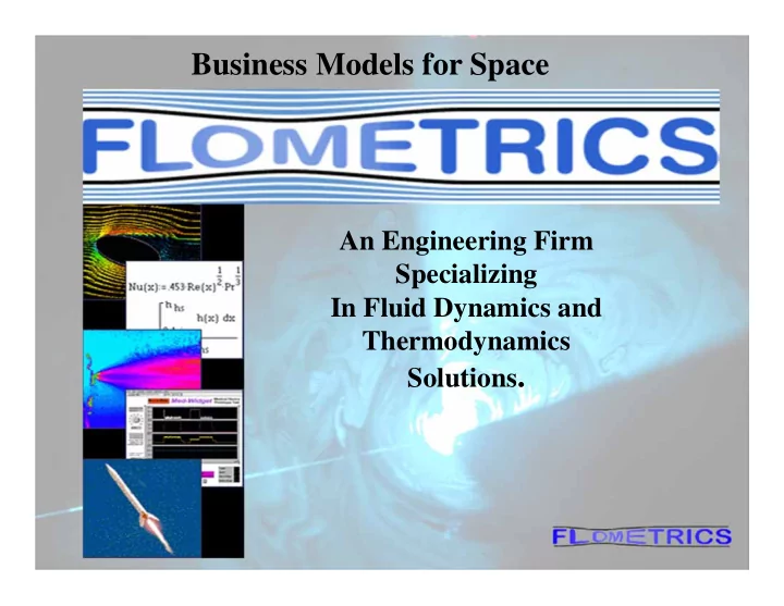 business models for space