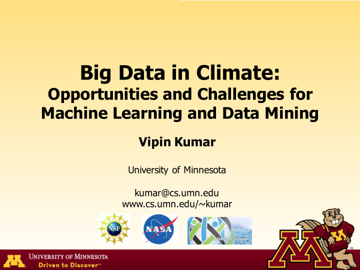 big data in climate