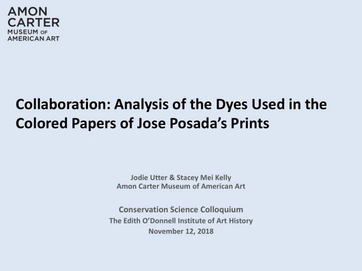 collaboration analysis of the dyes used in the