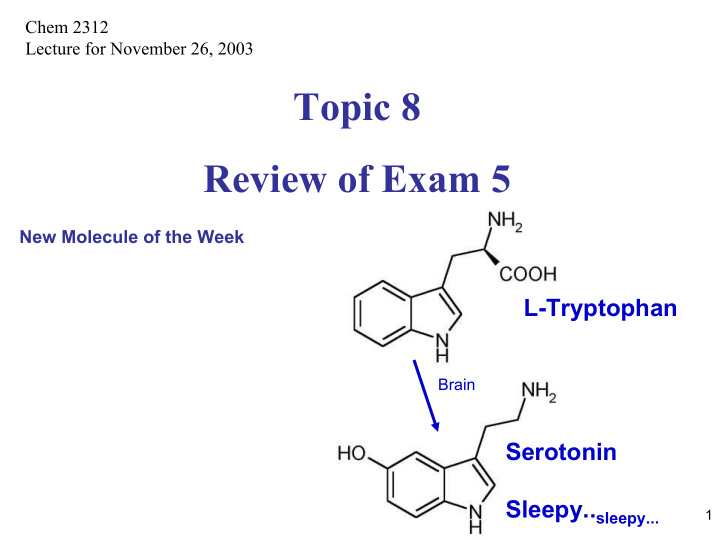 topic 8 review of exam 5