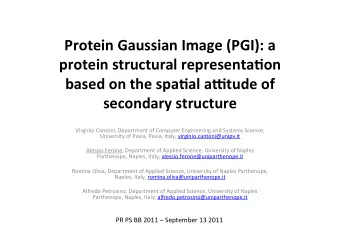 Protein  Gaussian  Image  (PGI):  a    protein  structural  representa6on