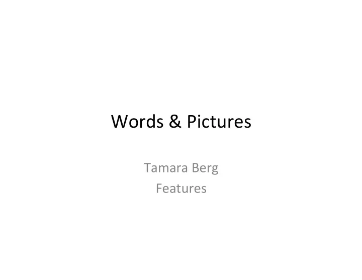 words pictures