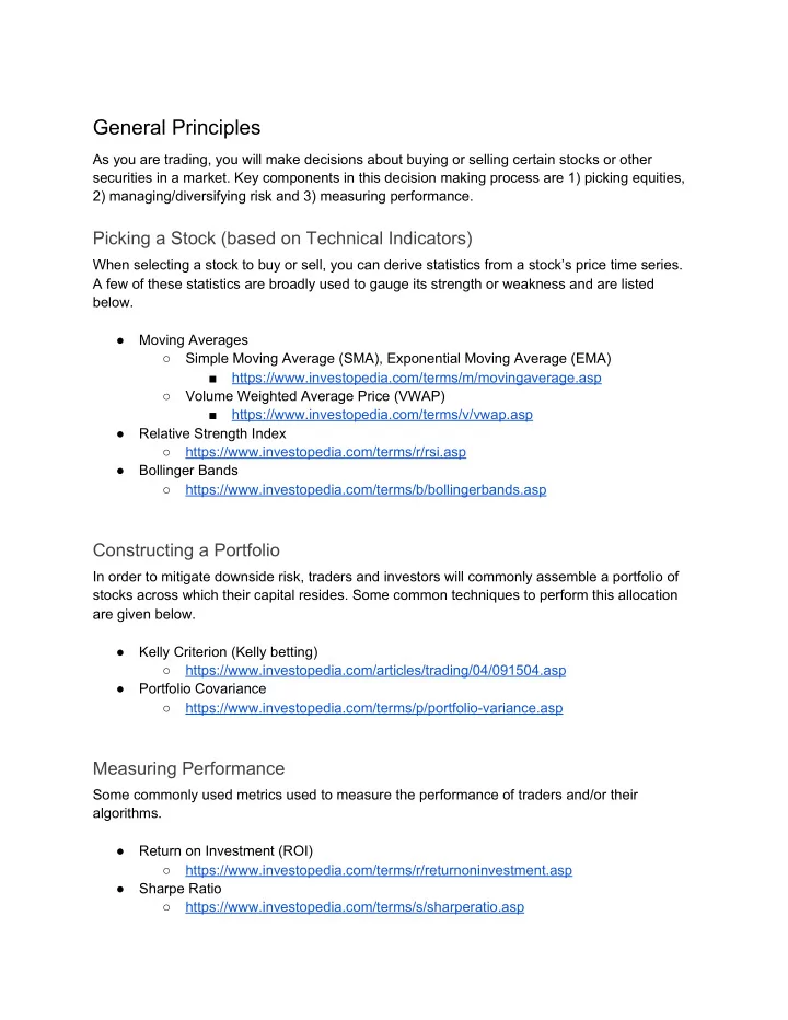 general principles